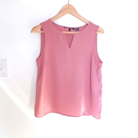 Dusty Rose Vero Moda Tank Top Blouse - Picture 2 of 14
